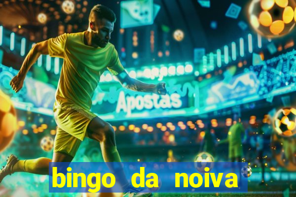 bingo da noiva para imprimir